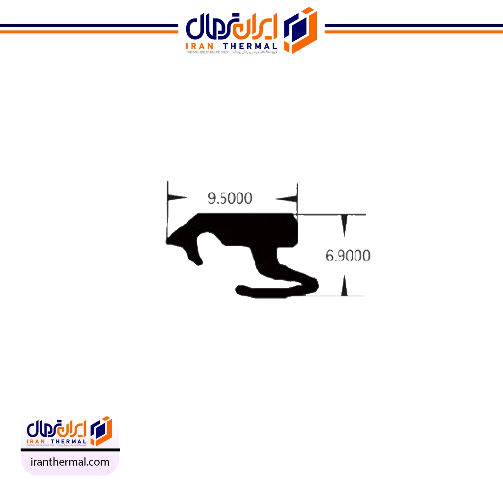 لاستیک در و پنجره مدل 2039 لاستیک در و پنجره مدل 2039 - Image 1