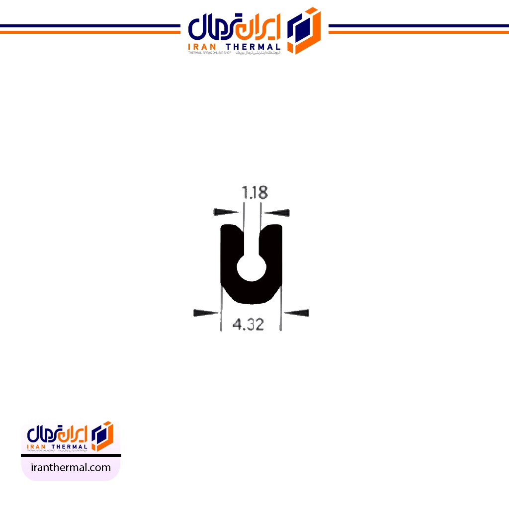 لاستیک در و پنجره مدل 60308 لاستیک در و پنجره مدل 60308 - Image 1