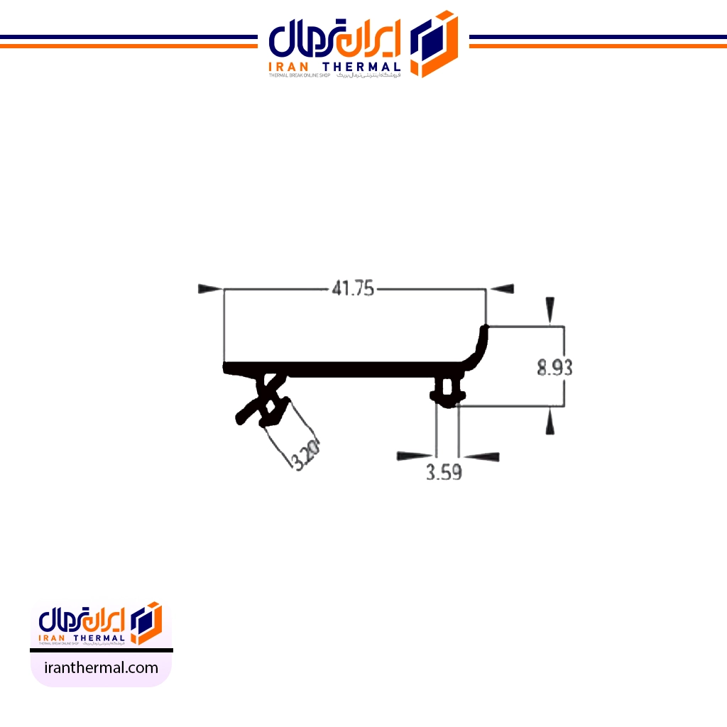 لاستیک در و پنجره مدل B745 لاستیک در و پنجره مدل B745 - Image 1