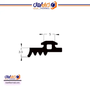 لاستیک شیشه گیر/ضربه گیر مدل B590