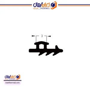 لاستیک شیشه گیر/ضربه گیر مدل B802