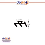 لاستیک شیشه گیر/ضربه گیر مدل GCP68