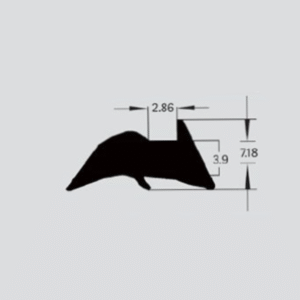 لاستیک پشت زهوار مدل B737