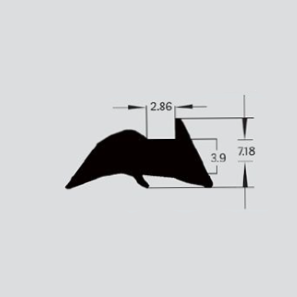 لاستیک پشت زهوار مدل B737