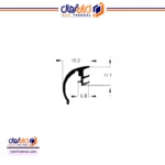 لاستیک پشت زهوار مدل tu68