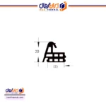 لاستیک کله غازی مدل GP W 550